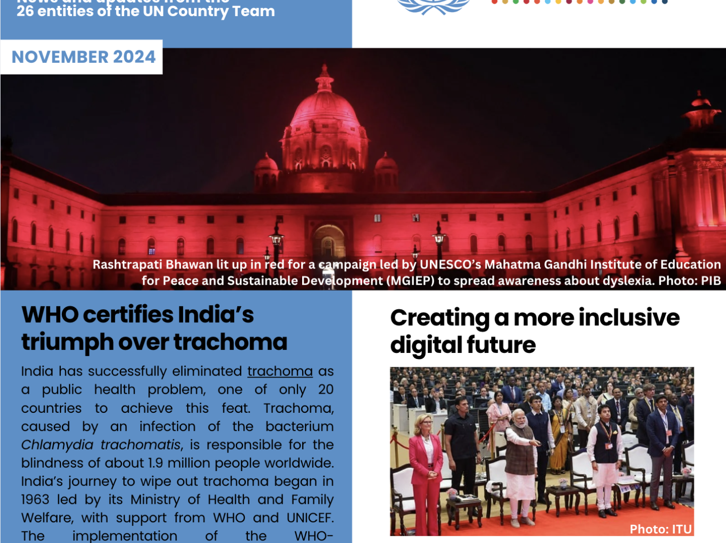 India newsletter Nov 2024