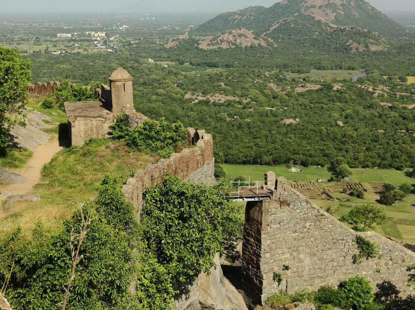 The Gingee Fort in Tamil Nadu is among the 12 Maratha military landscapes in India that have been inscribed on the UNESCO World Heritage List.