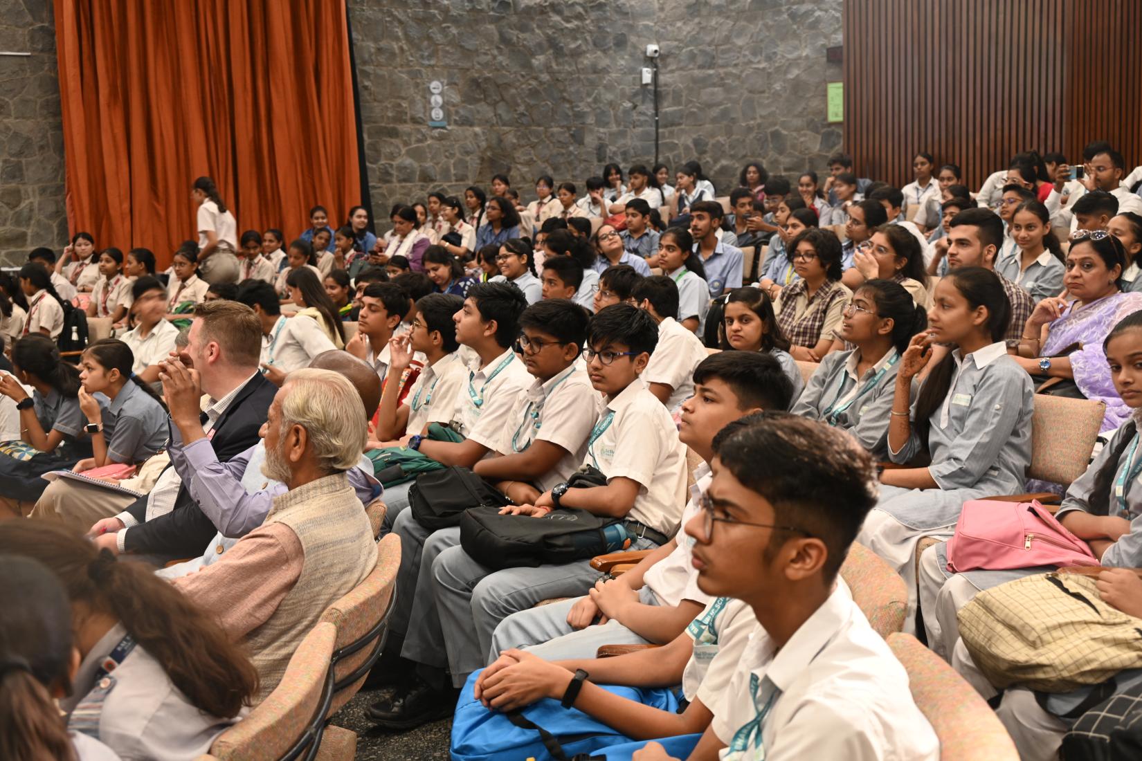 Students from schools in Delhi-NCR exchange ideas on building a better world and honouring Nelson Mandela's legacy.