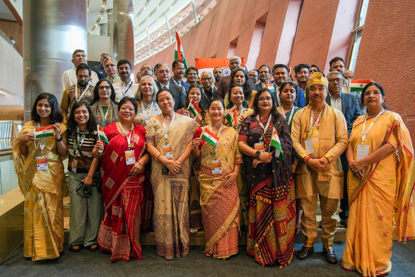 Delegates at the 46th session of the World Heritage Committee.