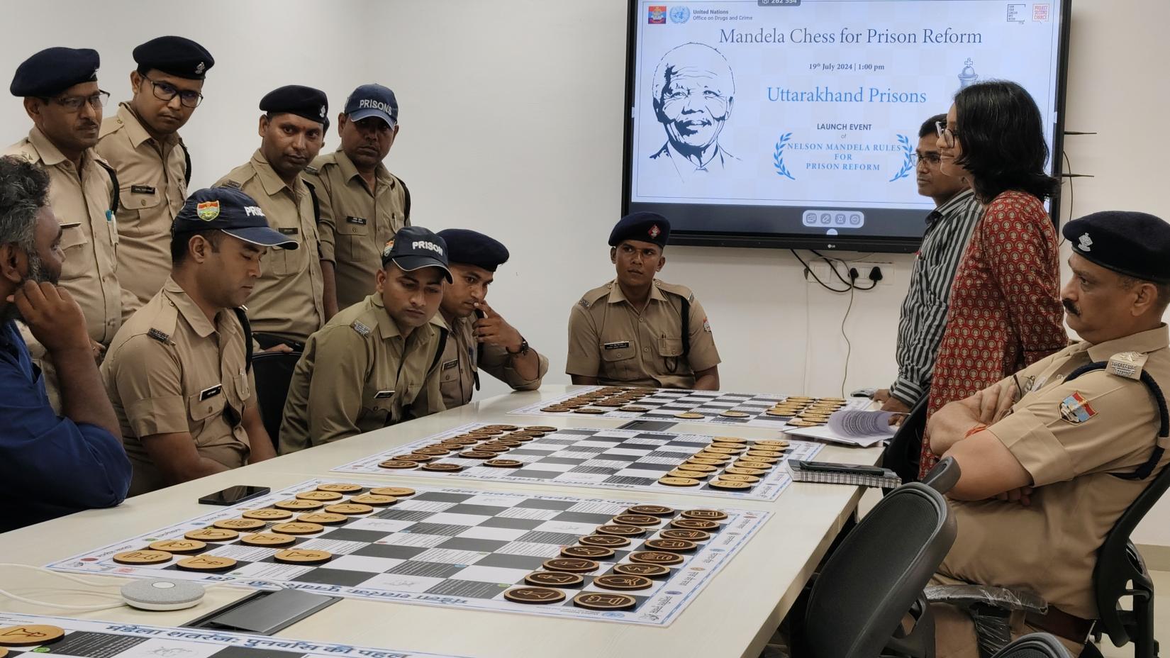 Named Mandela Chess, the game combines traditional gameplay with important lessons on humane and effective prison governance in a bid to instill the core principles of the Nelson Mandela Rules into the daily workings of prison management. 