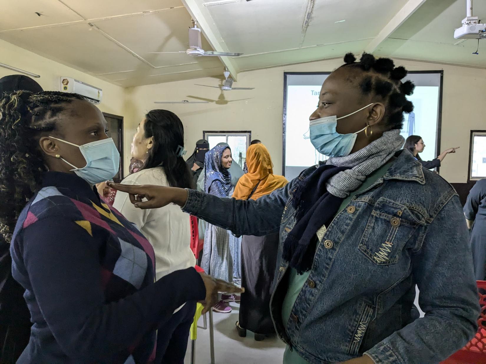 Women from diverse communities came together to share experiences and address modern threats like cybercrime besides learning practical tools for self defence