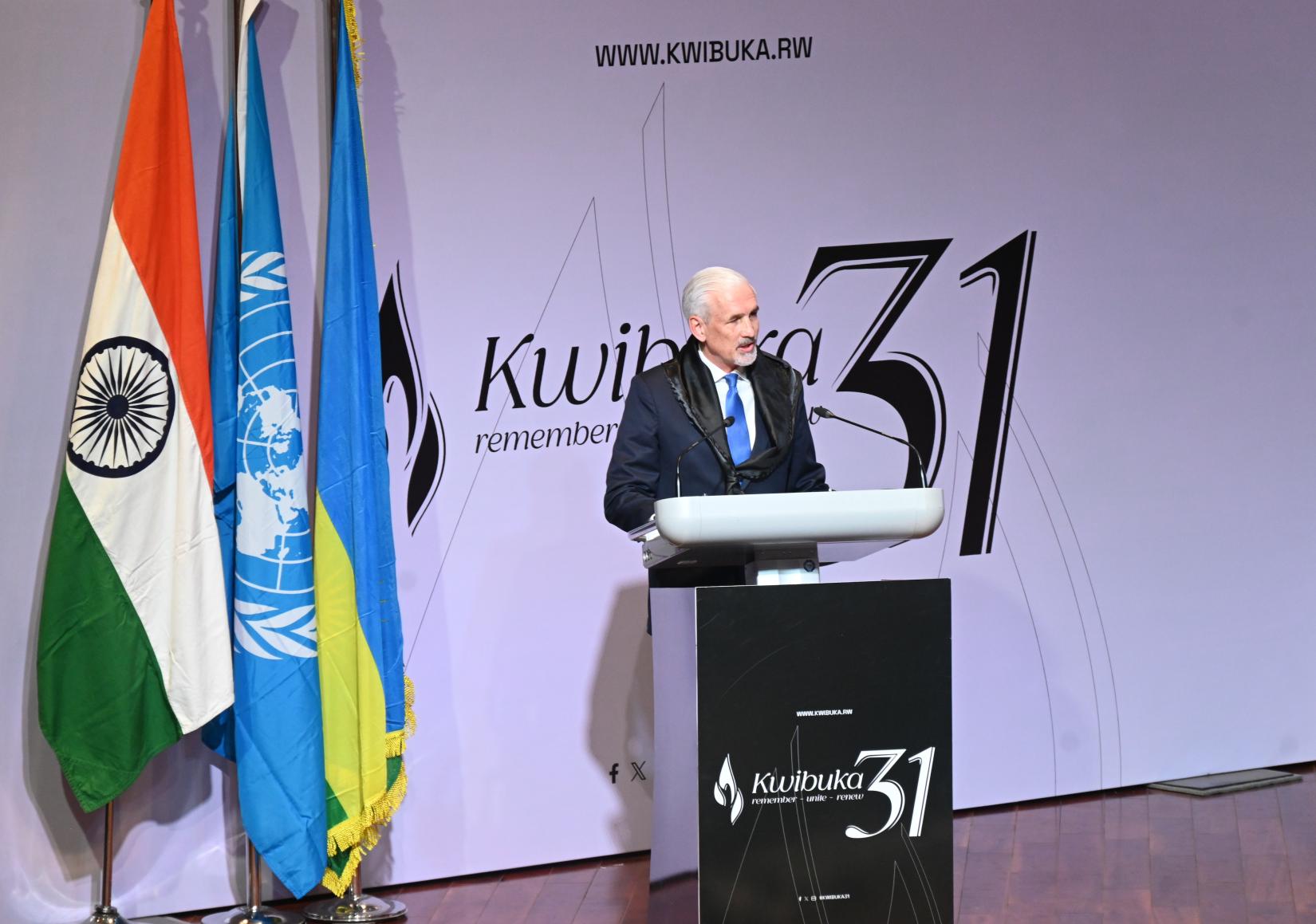 “We stand united against all forms of hatred,” UN India Resident Coordinator Shombi Sharp said on the International Day of Reflection on the Genocide against the Tutsi in Rwanda.