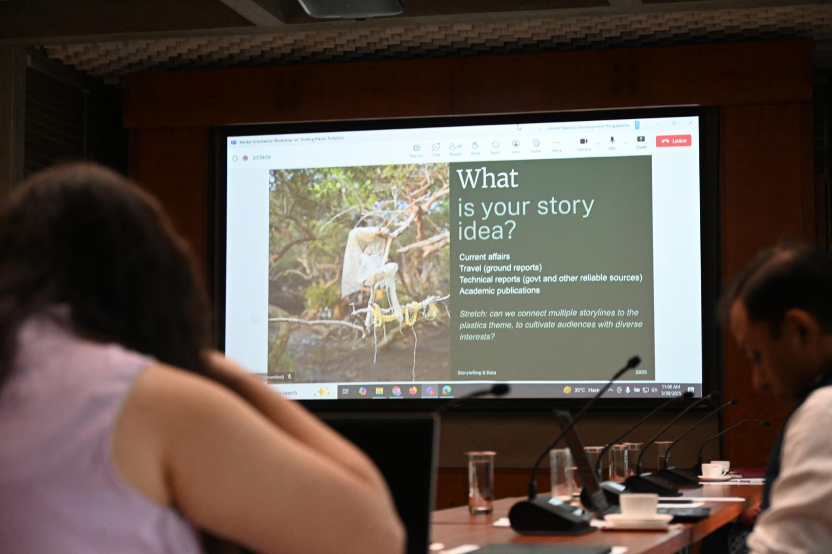 Orientation programme to help media professionals understand plastic pollution and identify stories of impact and change ahead of World Environment Day.