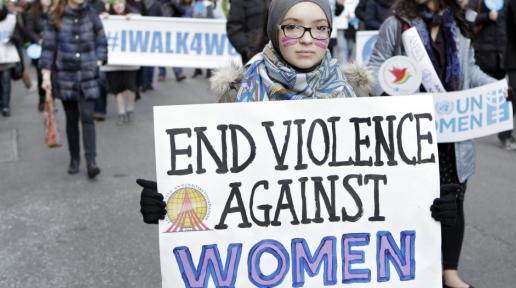 End Violence Against Women rally 