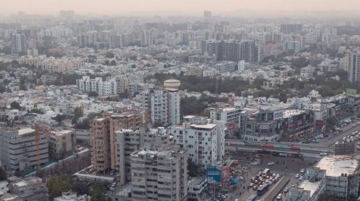  Ahmedabad, in western India, is the largest city in the state of Gujarat.